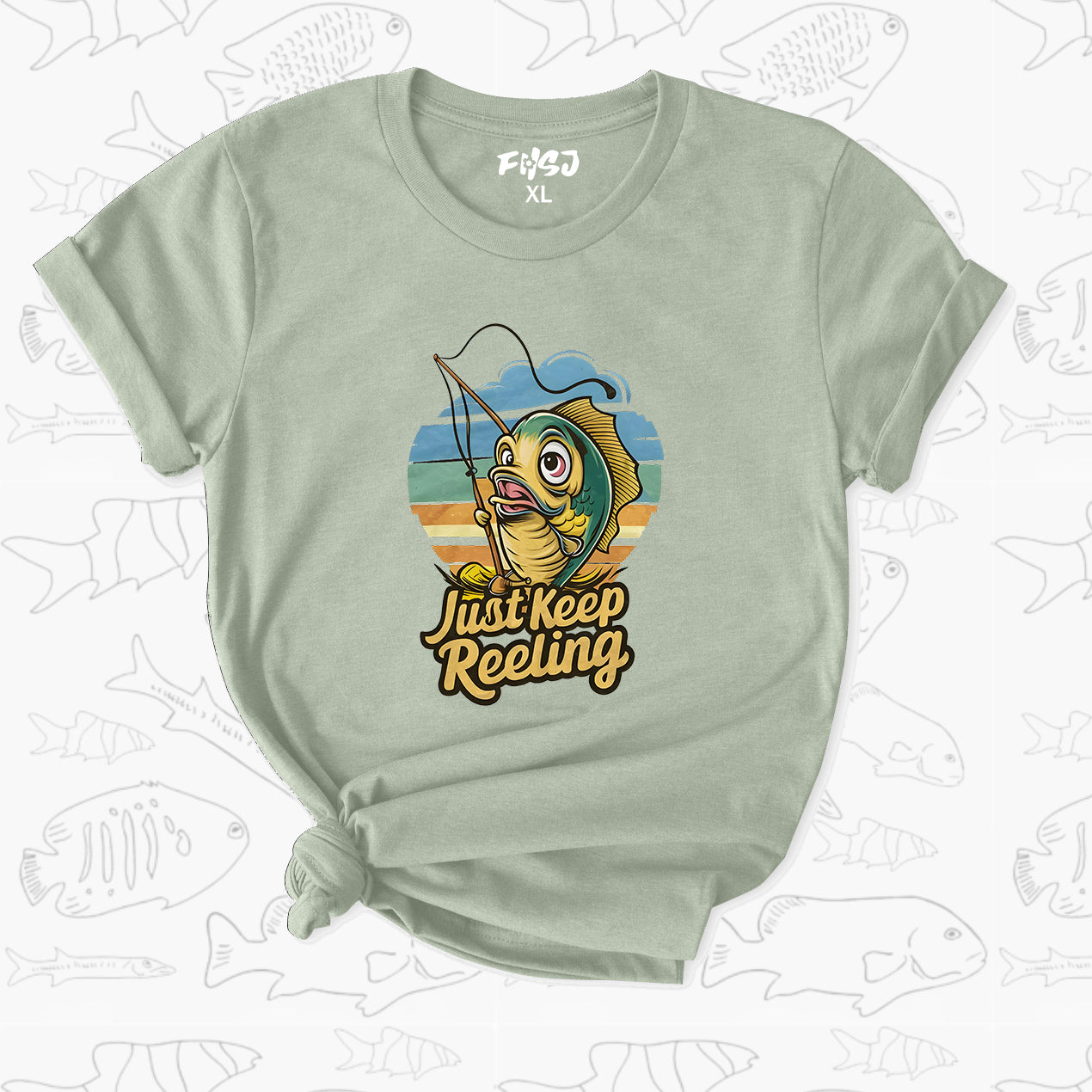 Just keep reeling T-Shirt for women