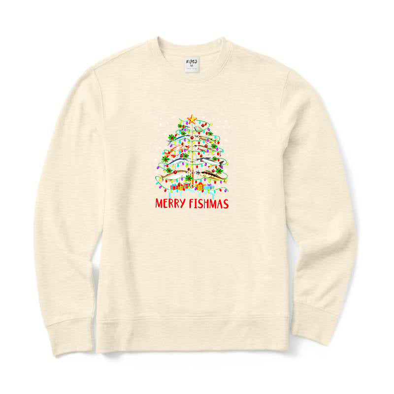 Merry Fishmas Crewneck Sweatshirt