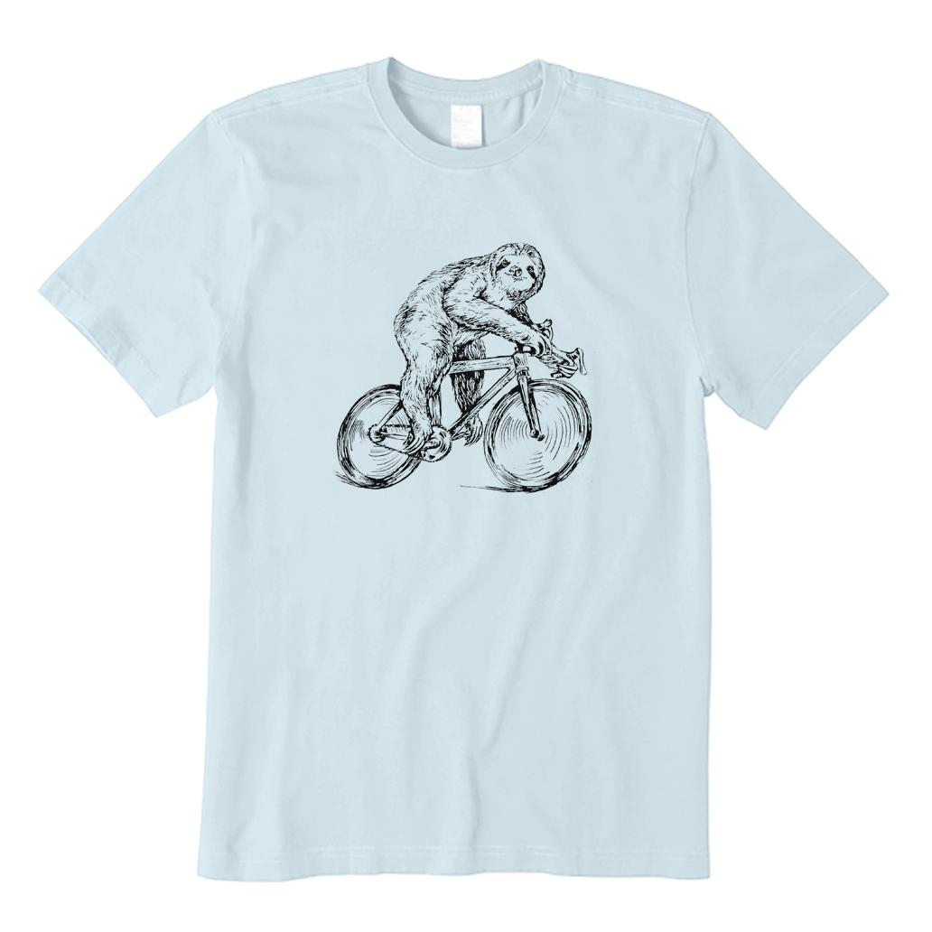 Sloth Rides A Bicycle T-shirt