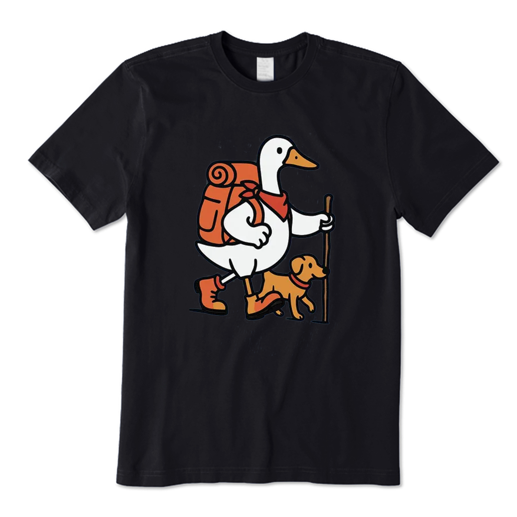 A Hiking Goose T-Shirt