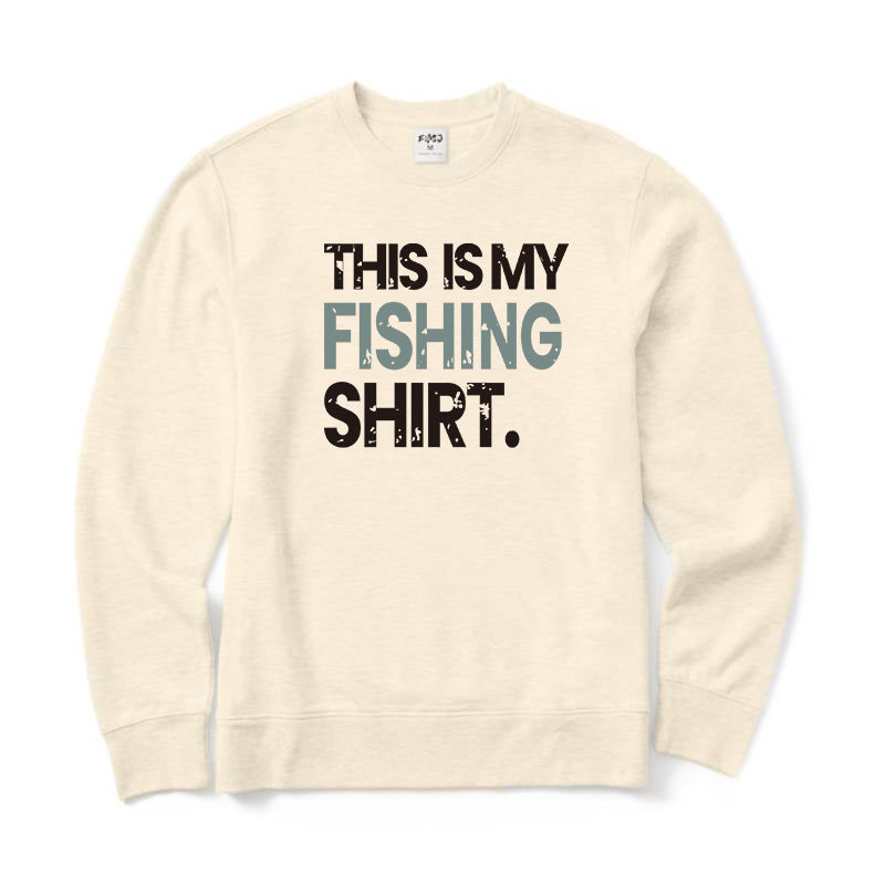 This Is My Fishing Shirt Crewneck Sweatshirt