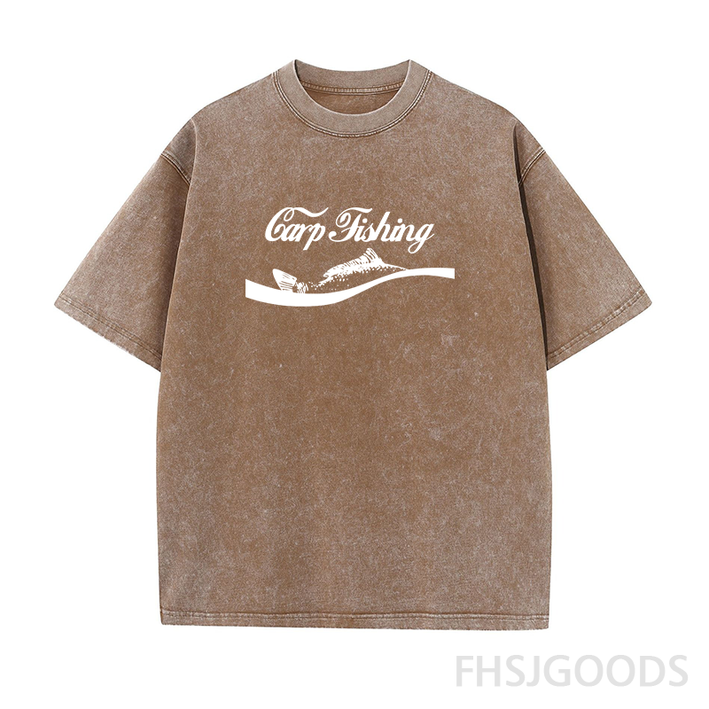 Carp Fishing Unisex Distressed T-Shirt