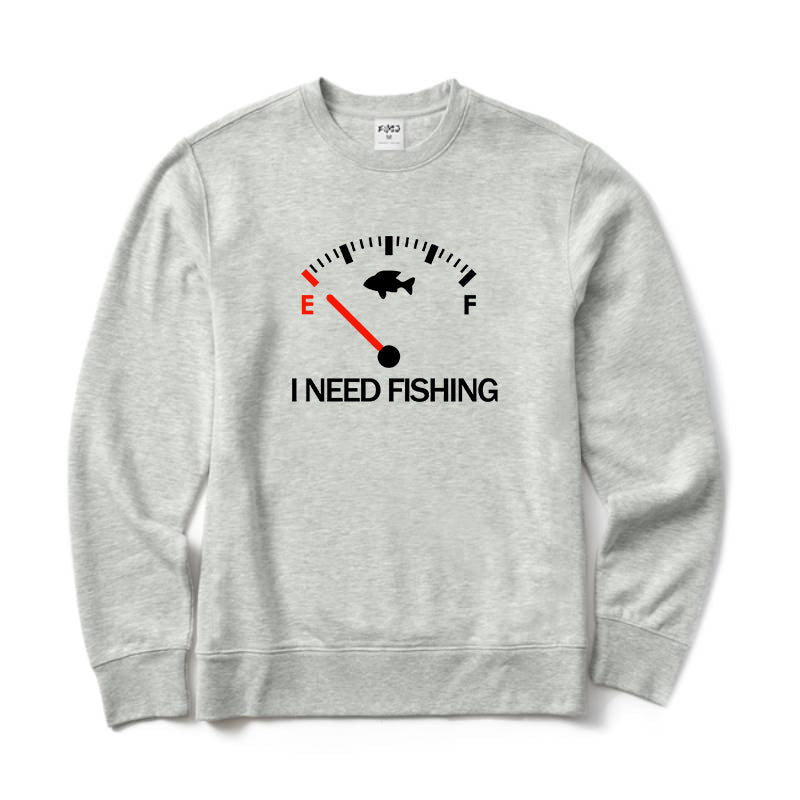 I Need Fishing Crewneck Sweatshirt