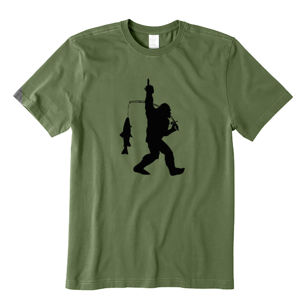 Bigfoot Fishing T-Shirt