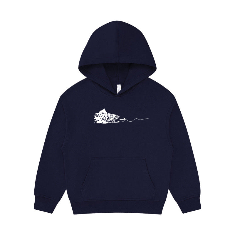 Fly Fishing Brook Trout Kid's Hoodie