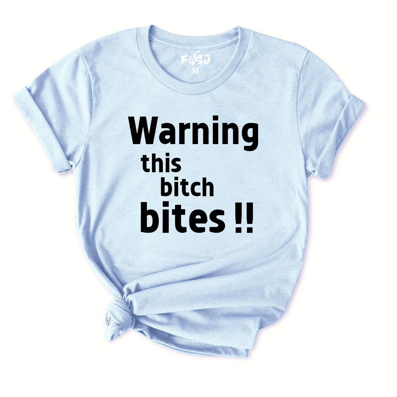 Warning this bitch bites T-Shirt for Women
