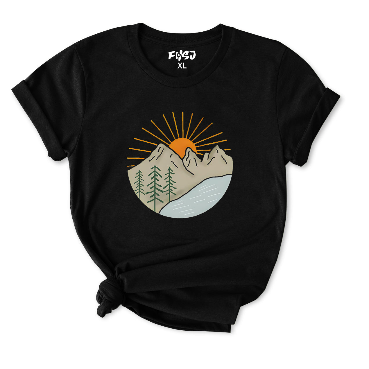 Mountain Scene T-Shirt for Women