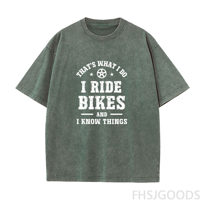 Mountain Bike Unisex Distressed T-Shirt