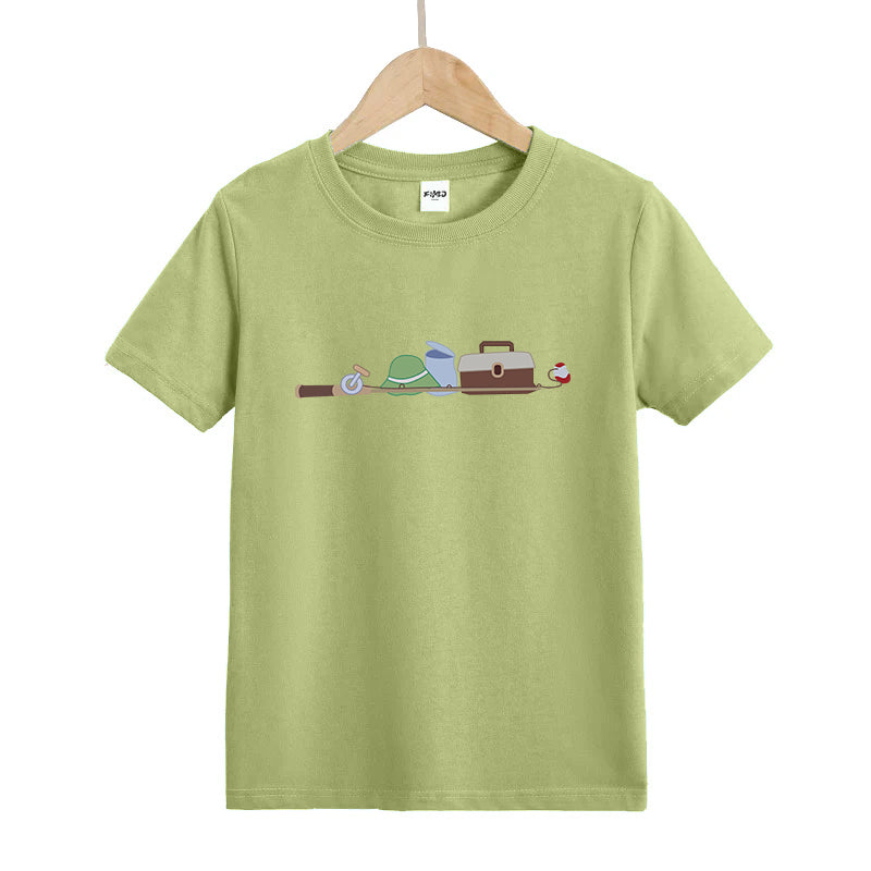 Get Your Fishing Equipment Ready Kids T-Shirt