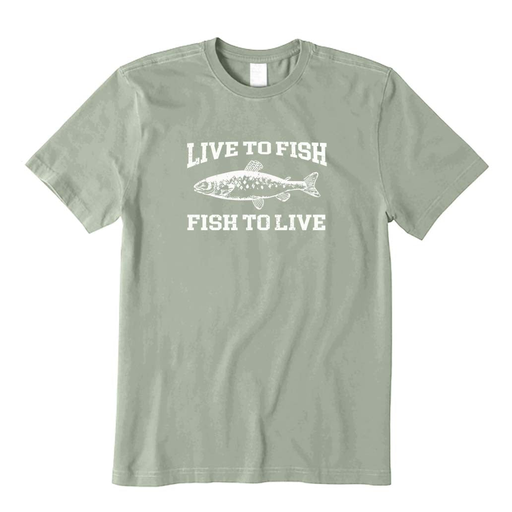 Live To Fish and Fish To Live T-Shirt