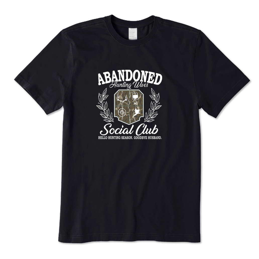 Abandoned Hunting Wife Social Club T-Shirt