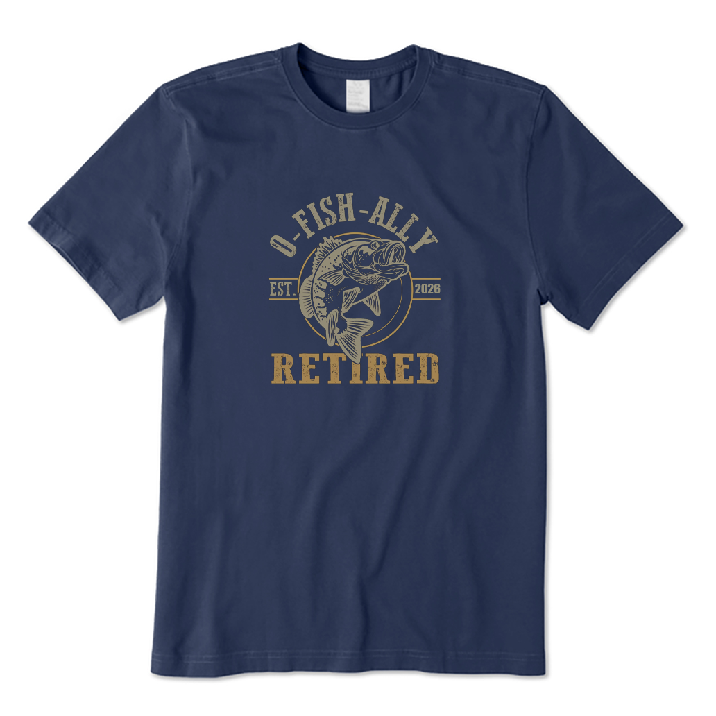 O Fish Ally Retired Est 2026 Fishing T-shirt