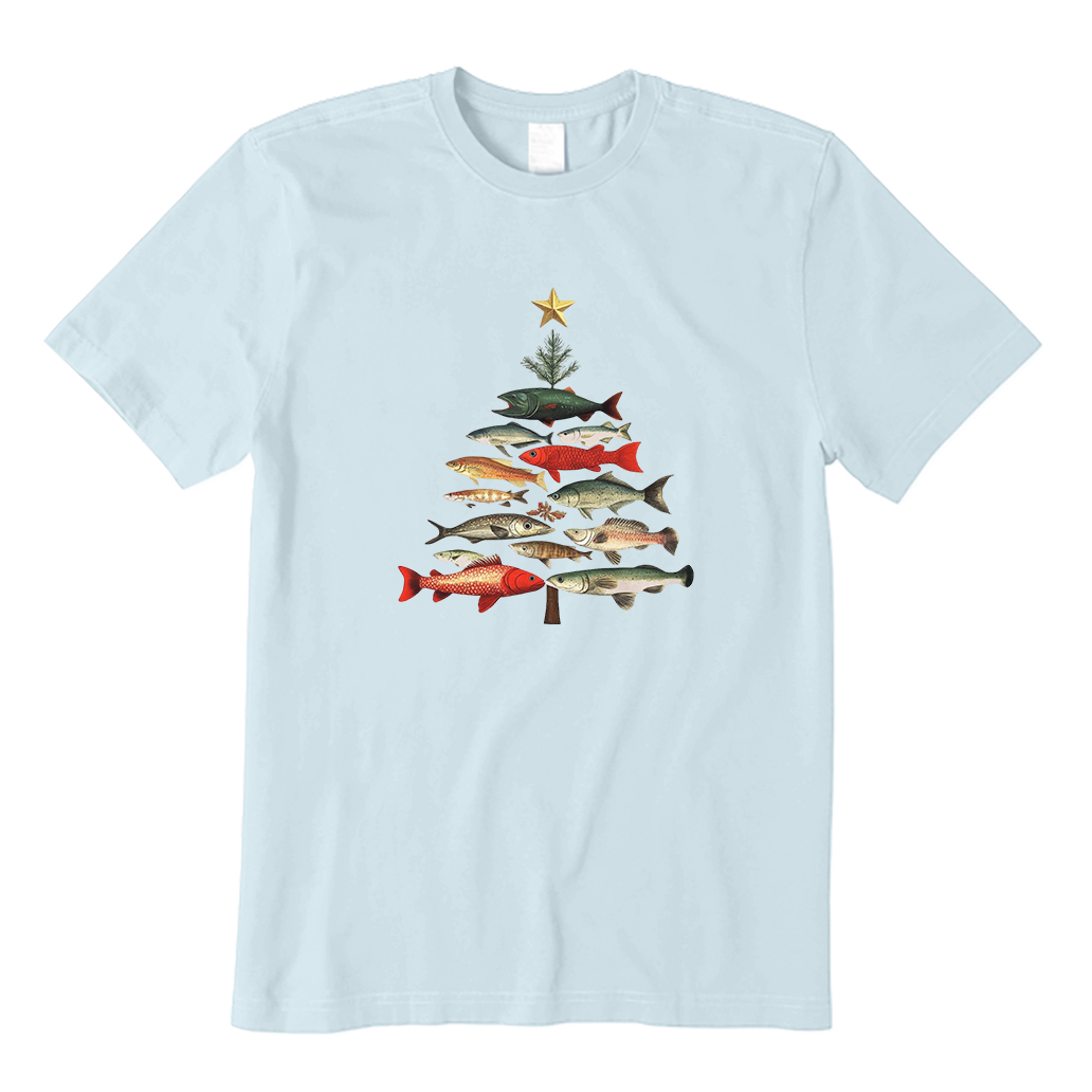 Fish Christmas Tree T-Shirt