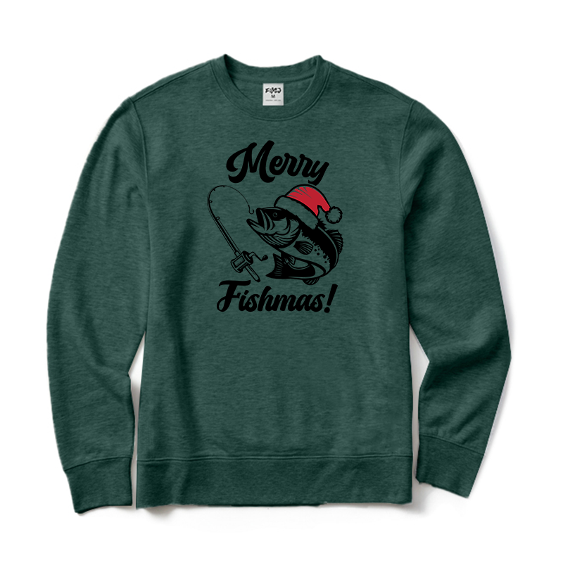 Merry Fishmas Crewneck Sweatshirt