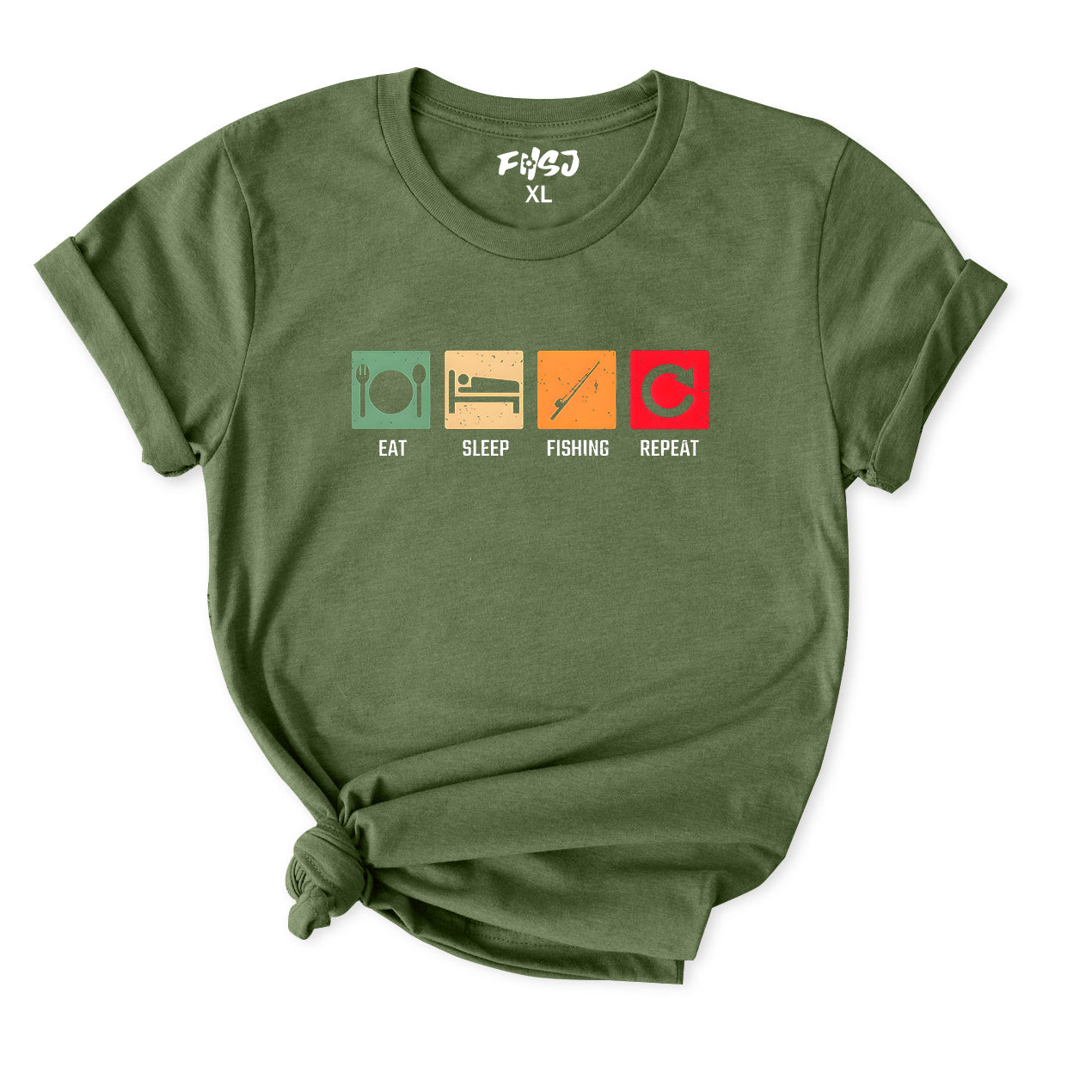 Eat sleep fishing repeat T-Shirt for Women