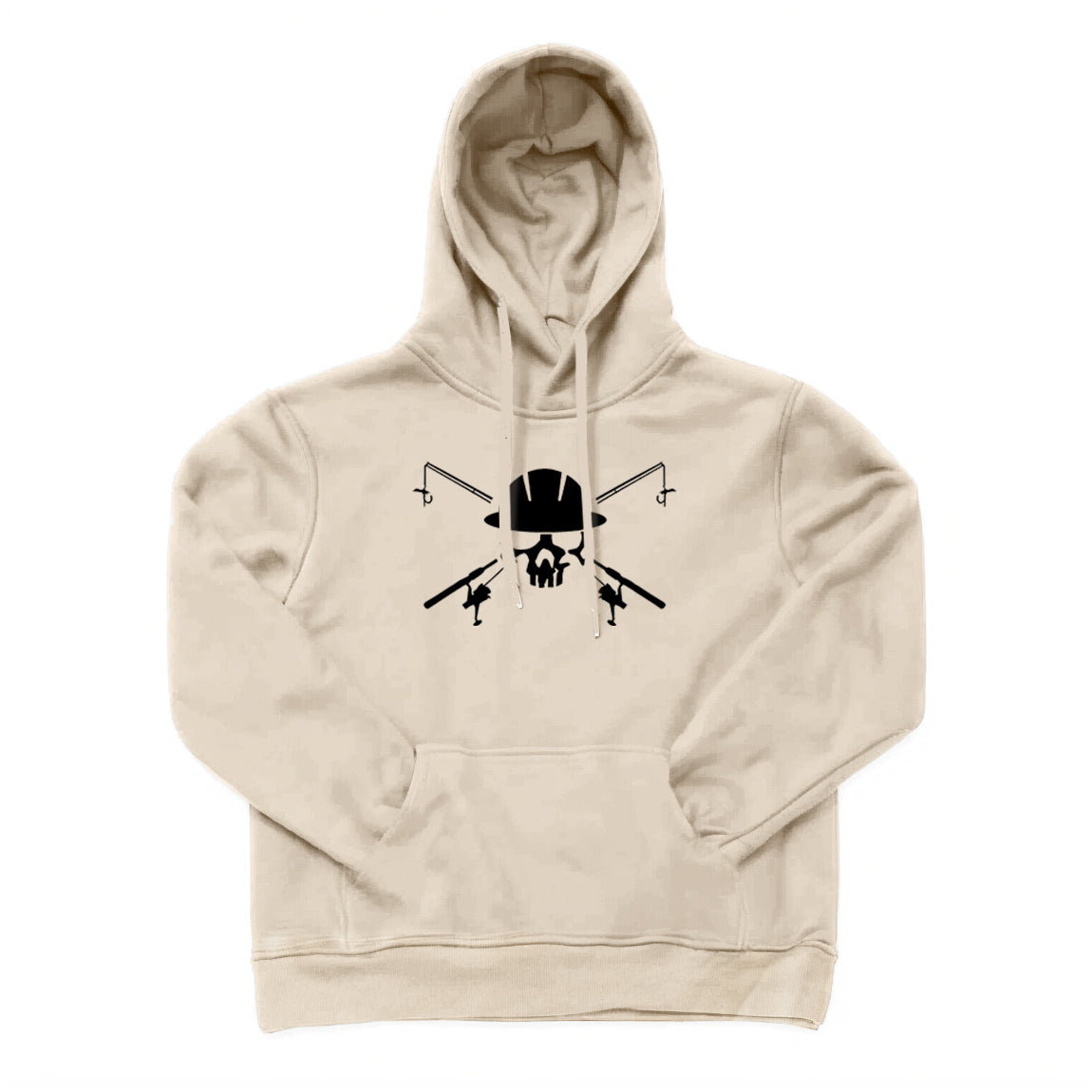 Fishing Skull and Poles Hoodie