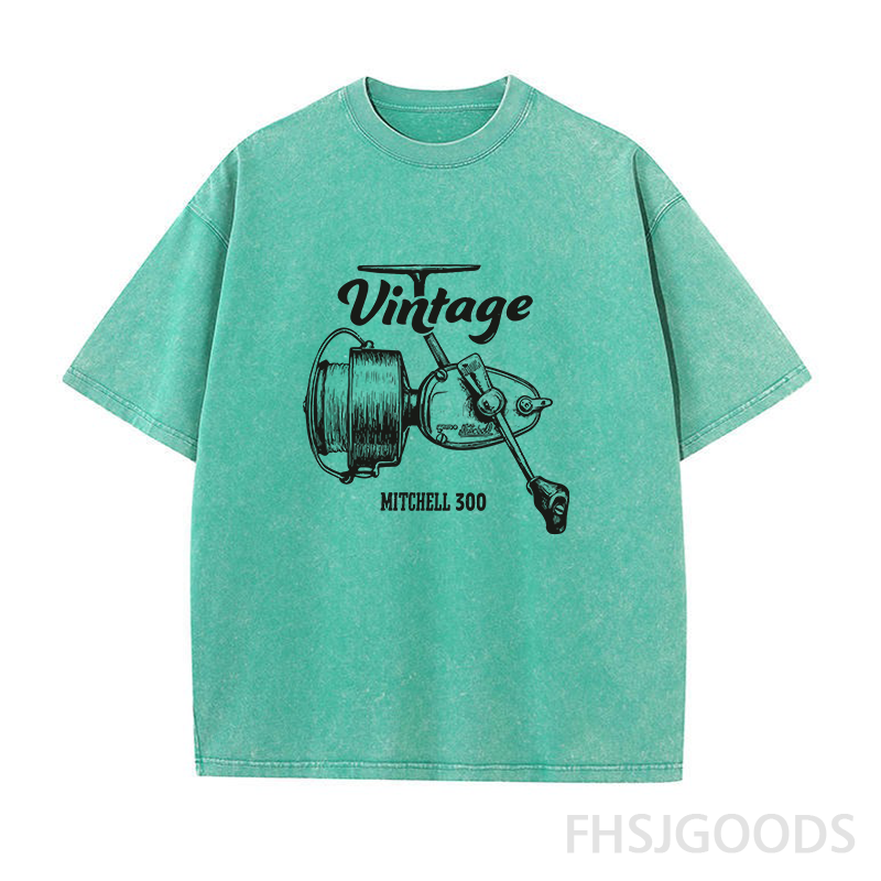 Vintage Mitchell 300 Unisex Distressed T-Shirt