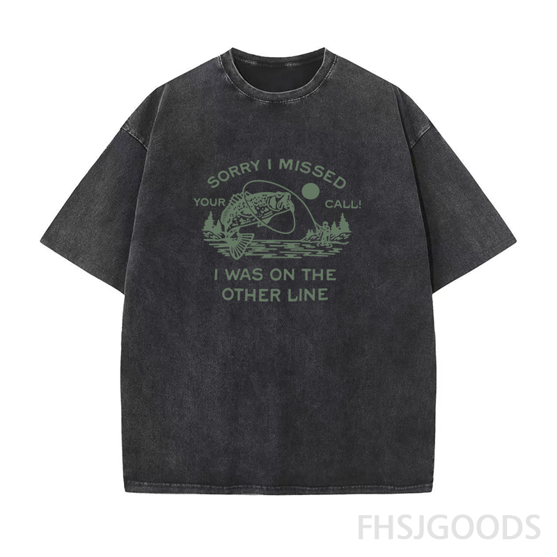 Sorry I Missed Your Call Unisex Distressed T-Shirt