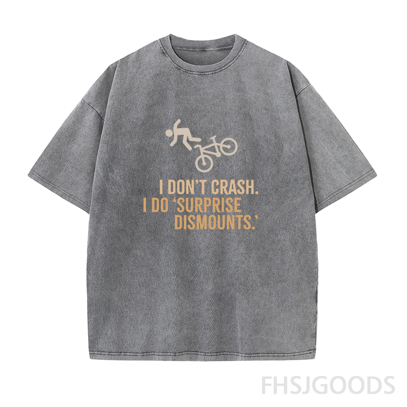 Surprise Dismount Bike Unisex Distressed T-Shirt