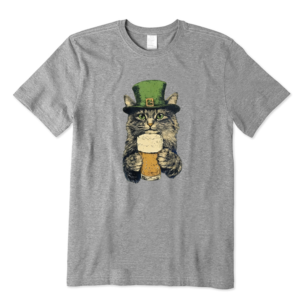 St Patrick's Day Cat T-shirt