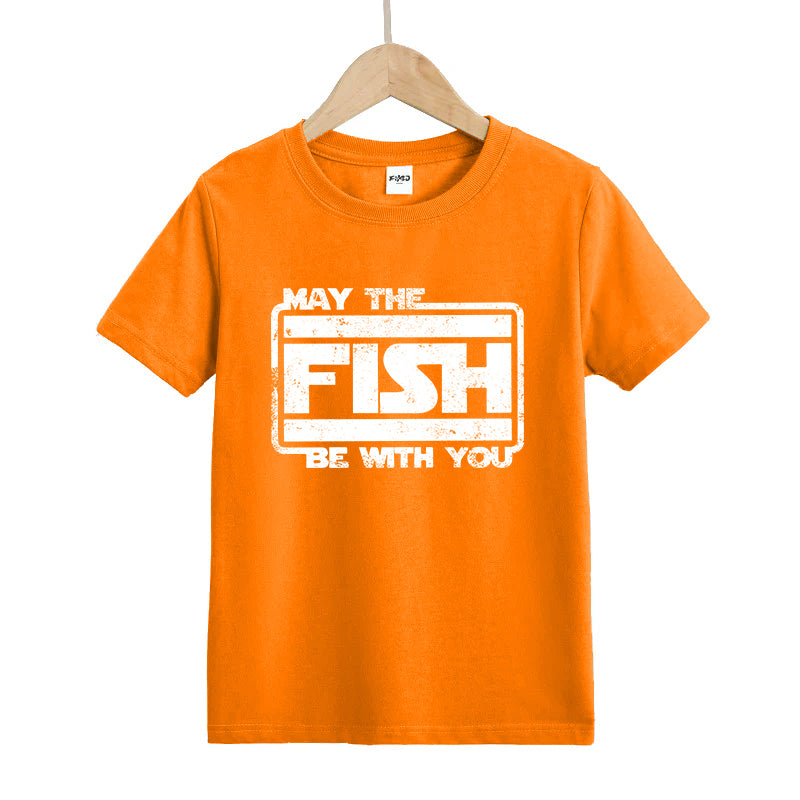 May The Fish Be with You Kids T-Shirt