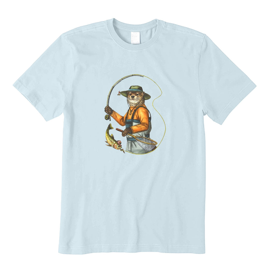 Otter Fishing T-Shirt