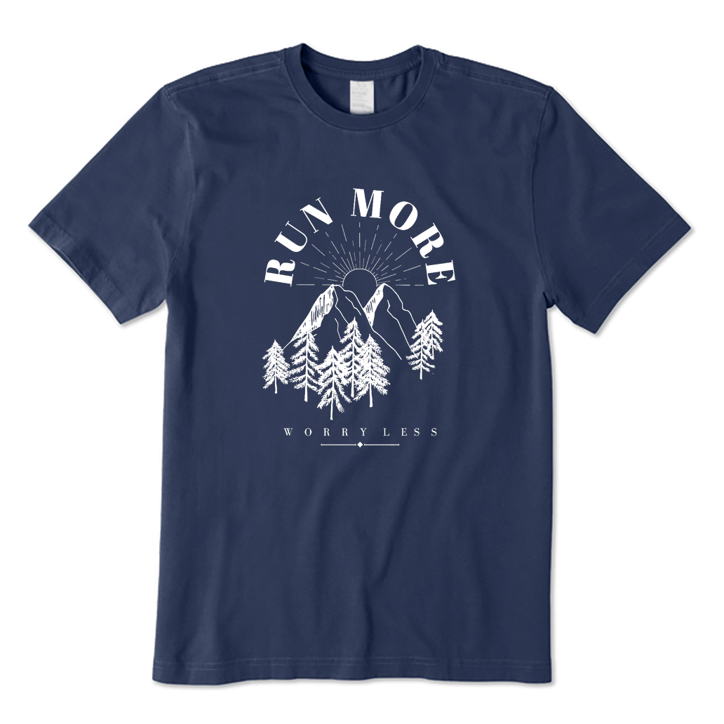 Run More Worry Less T-shirt