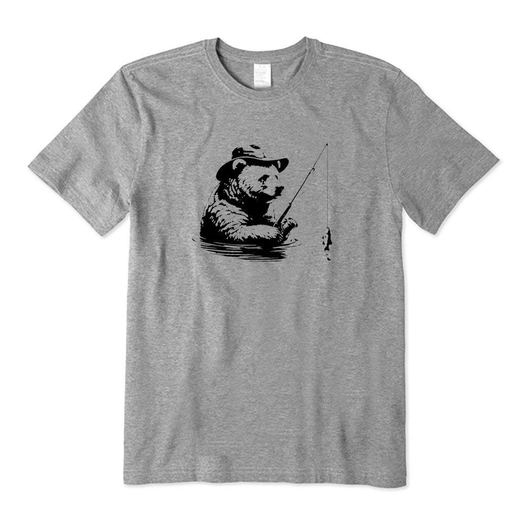 Papa Bear Fishing T-Shirt