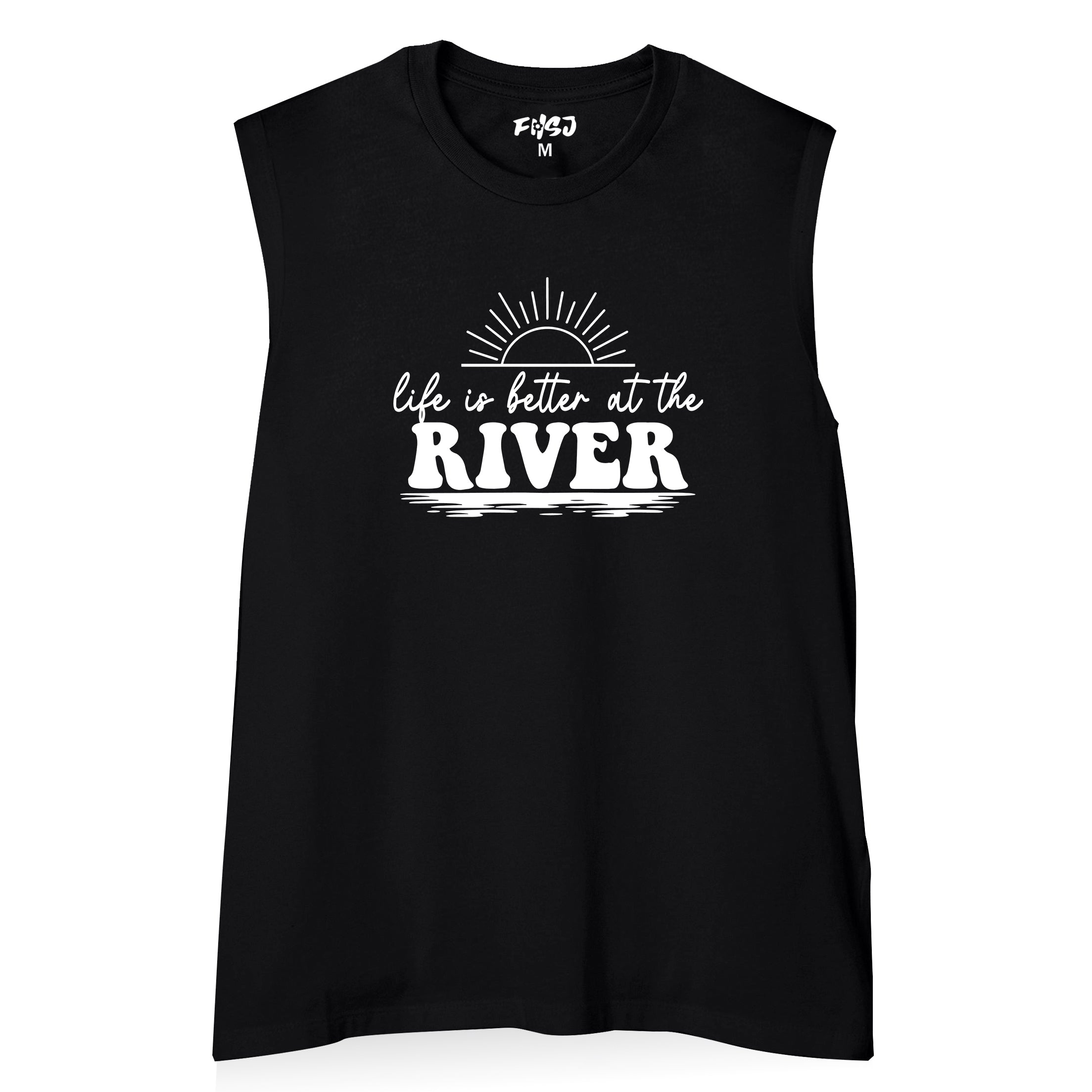 Women Life Is Better At The River Tank Top