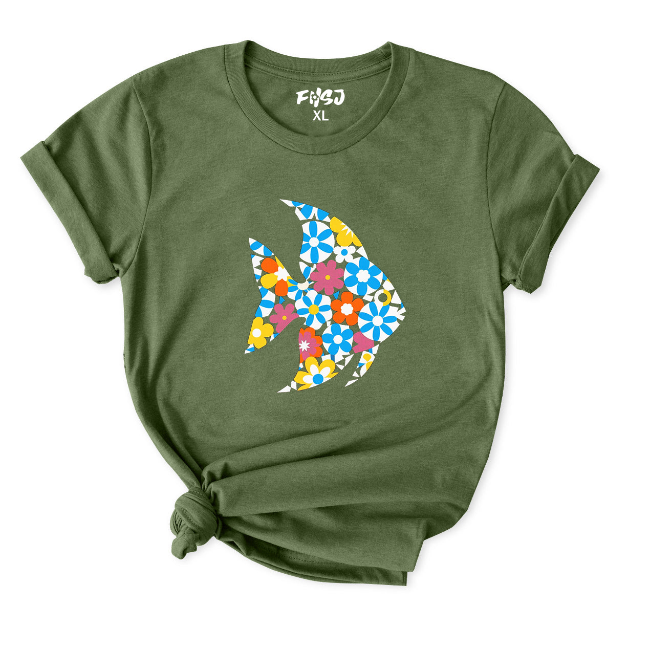 Floral fish T-Shirt for Women