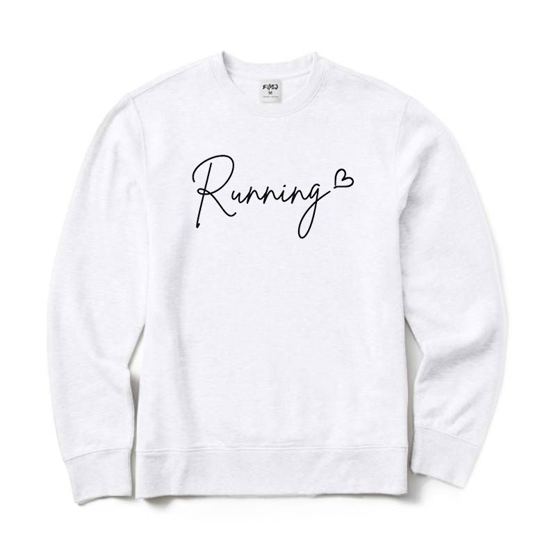 Minimalist Running Crewneck Sweatshirt