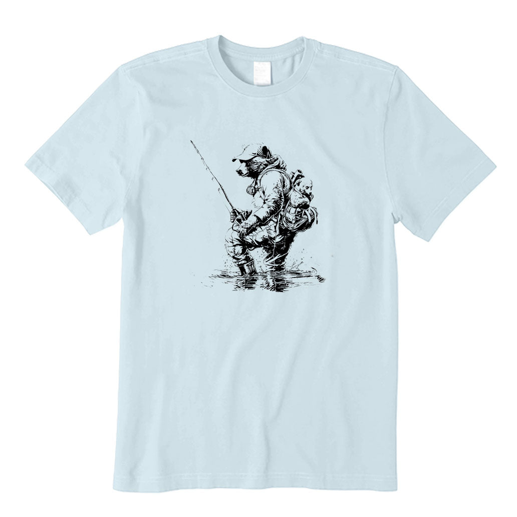 Papa Bear Fishing T-Shirt