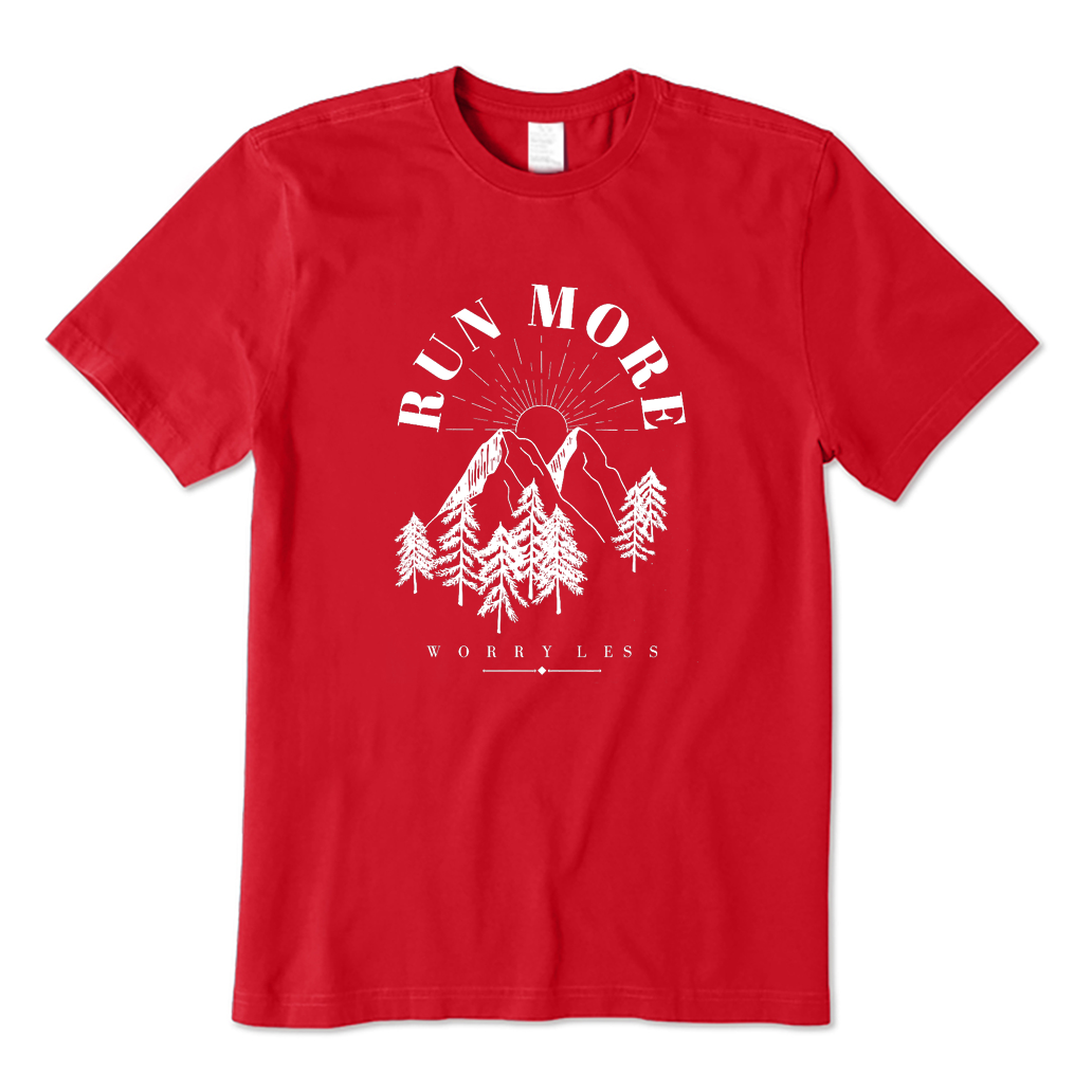 Run More Worry Less T-shirt