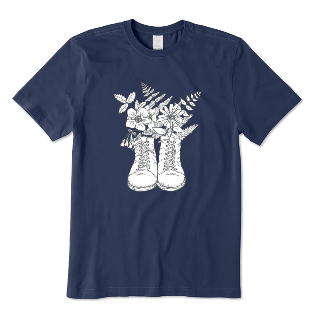 Hiking boots & Wildflowers T-Shirt