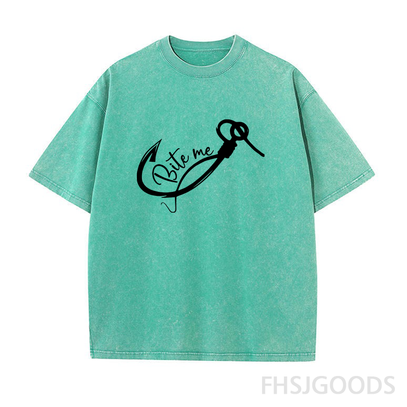 Bite Me Unisex Distressed T-Shirt