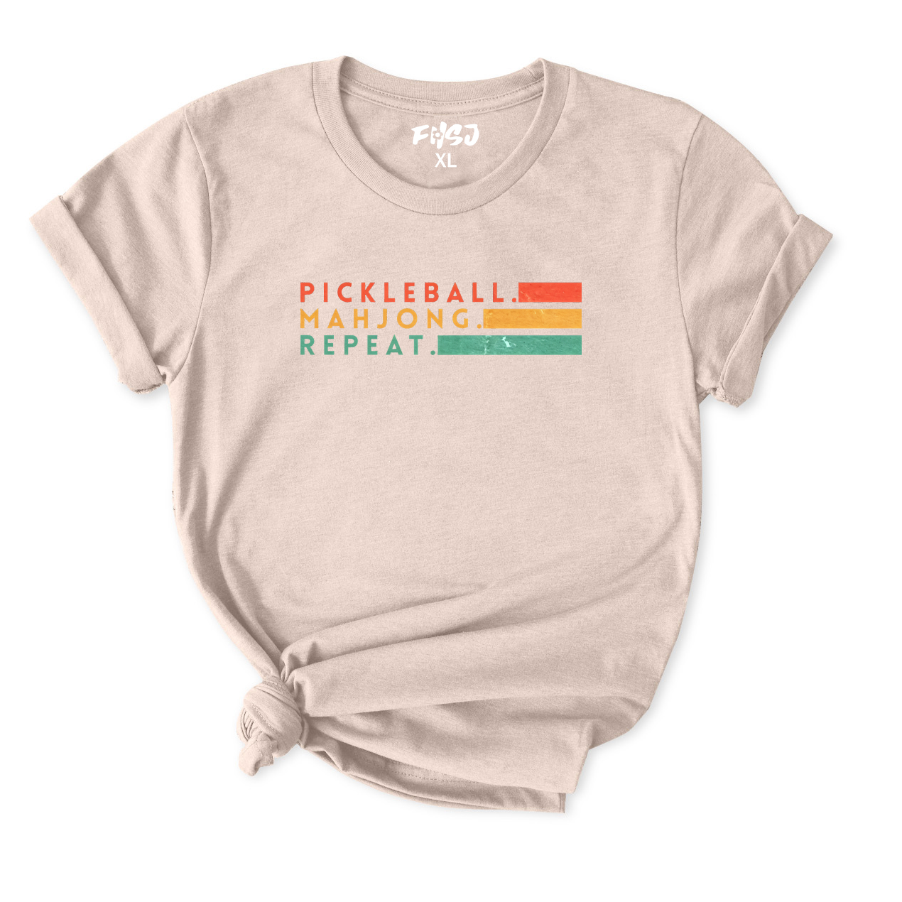 Pickleball Mahjong Repeat T-Shirt for Women