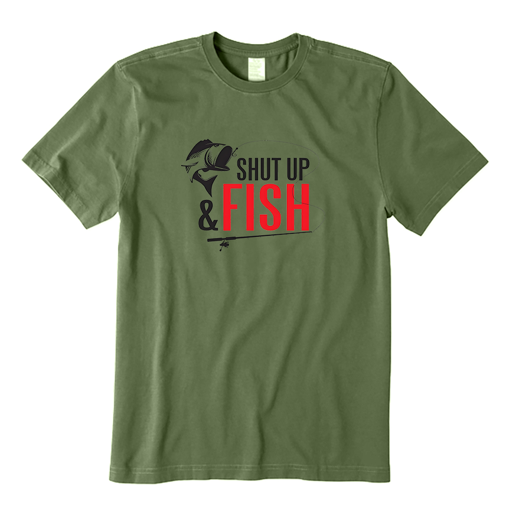 Shut up ＆ fish T-Shirt