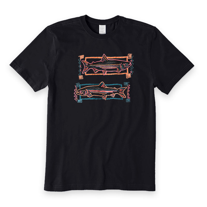 Vintage Neon Westport Washington Trout T-Shirt