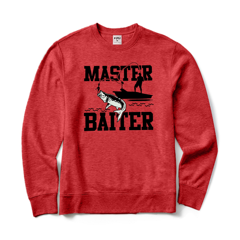 Master Baiter Fishing Crewneck Sweatshirt