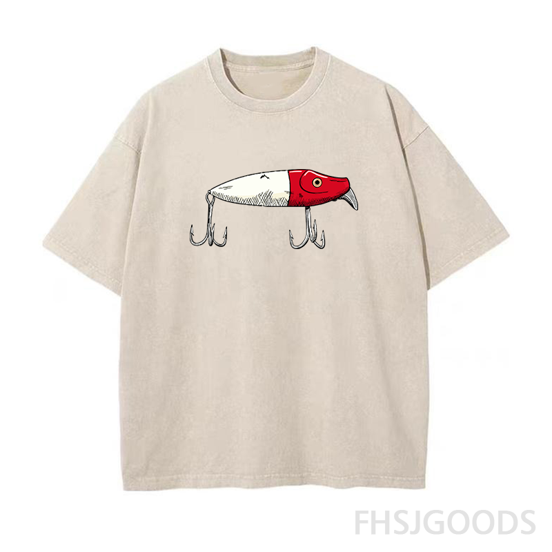 Vintage Fishing Lure Unisex Distressed T-Shirt