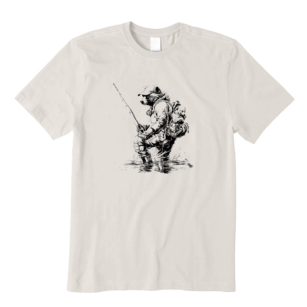 Papa Bear Fishing T-Shirt