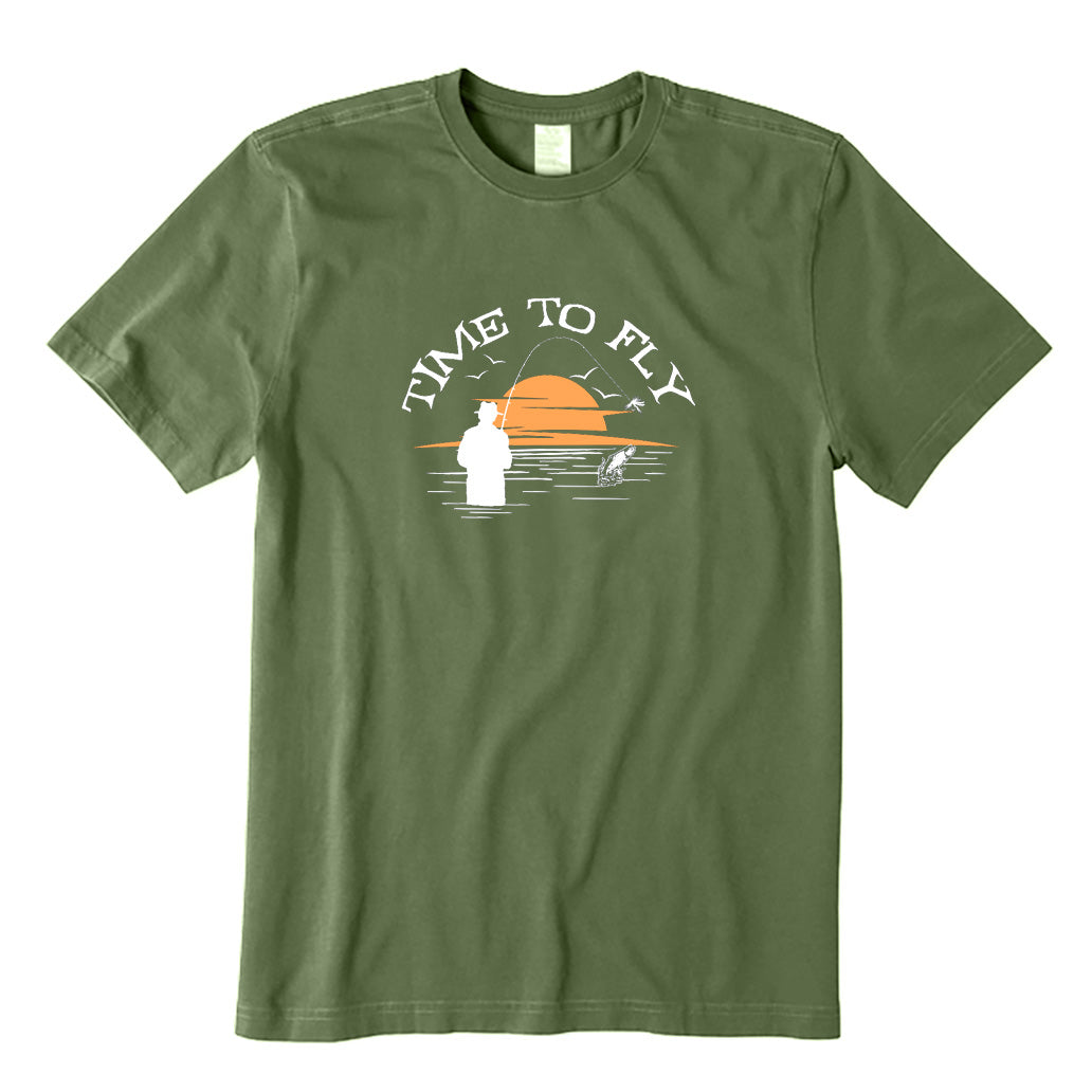Time To Fly Fishing T-Shirt