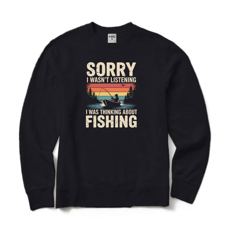 Cool Fishing Crewneck Sweatshirt