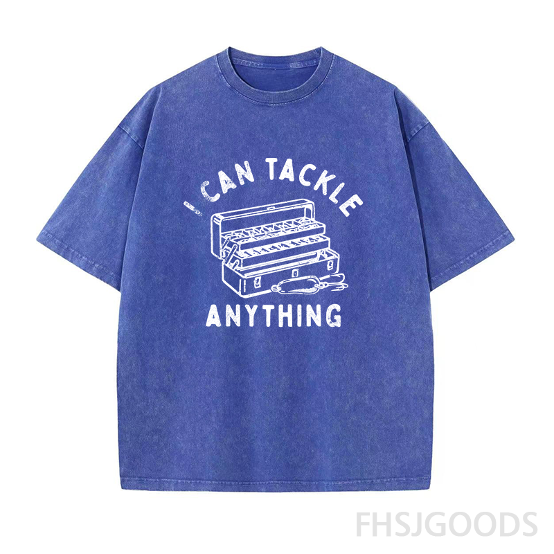 I Can Tackle Anything Unisex Distressed T-Shirt