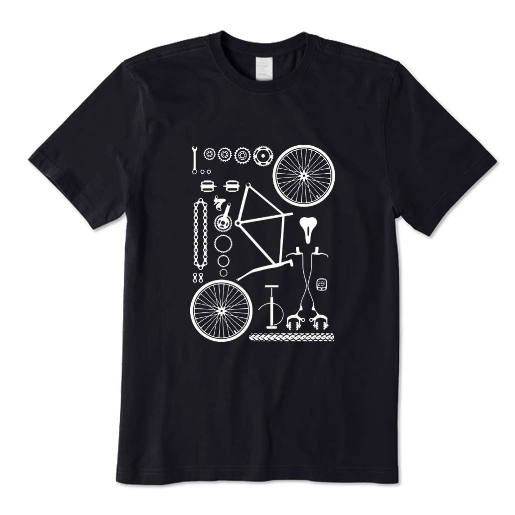 Bike Build Cycling T-shirt