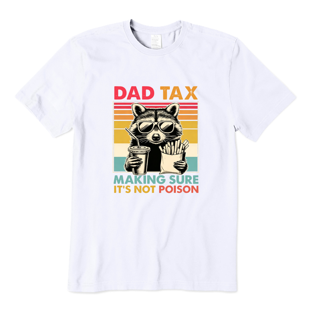 Dad Tax Raccoon Fast Food T-shirt