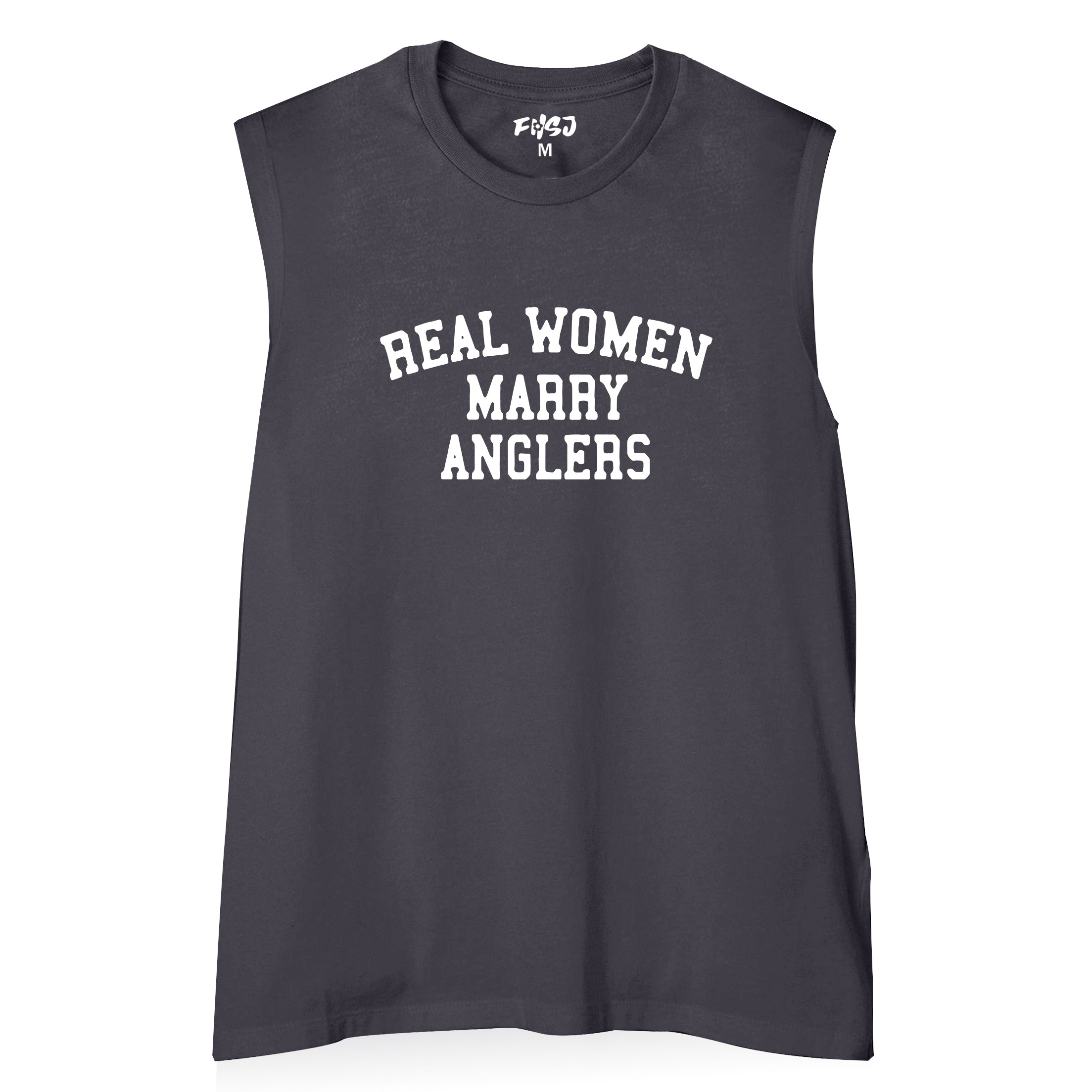 Women Angler Fishing Wife Tank Top