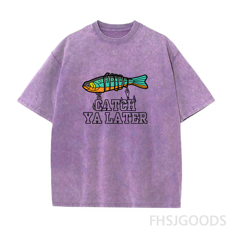 Catch You Later Unisex Distressed T-Shirt