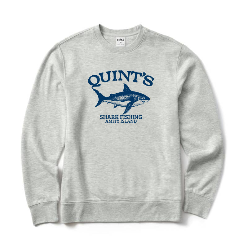 Quint's Shark Fishing Crewneck Sweatshirt