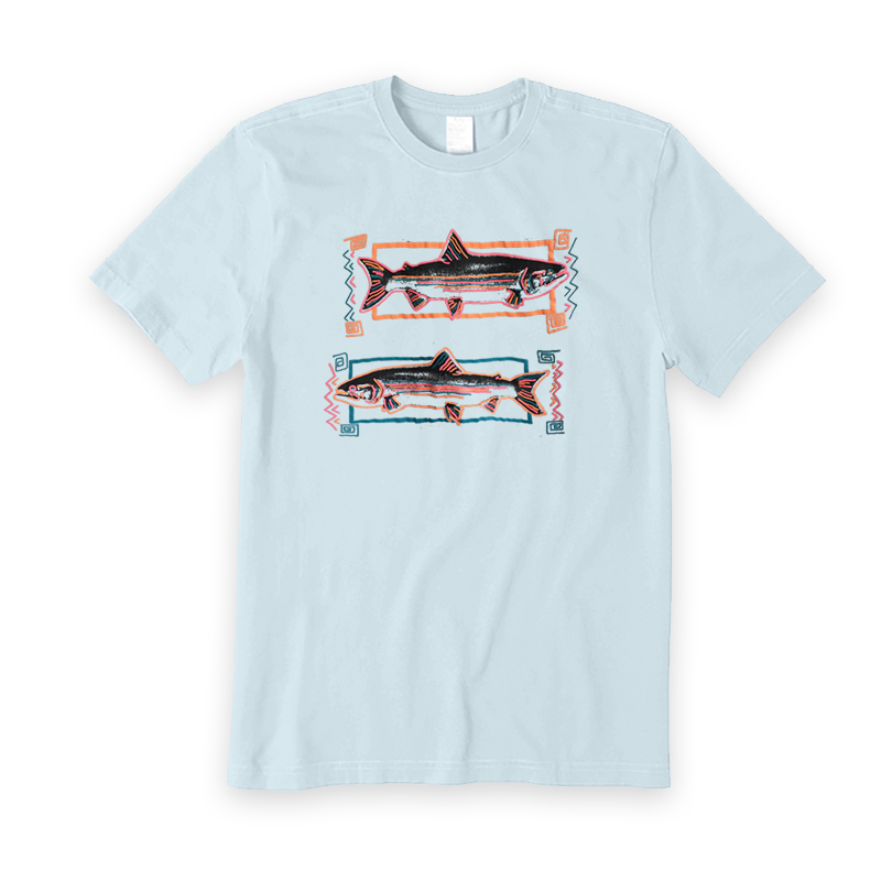 Vintage Neon Westport Washington Trout T-Shirt
